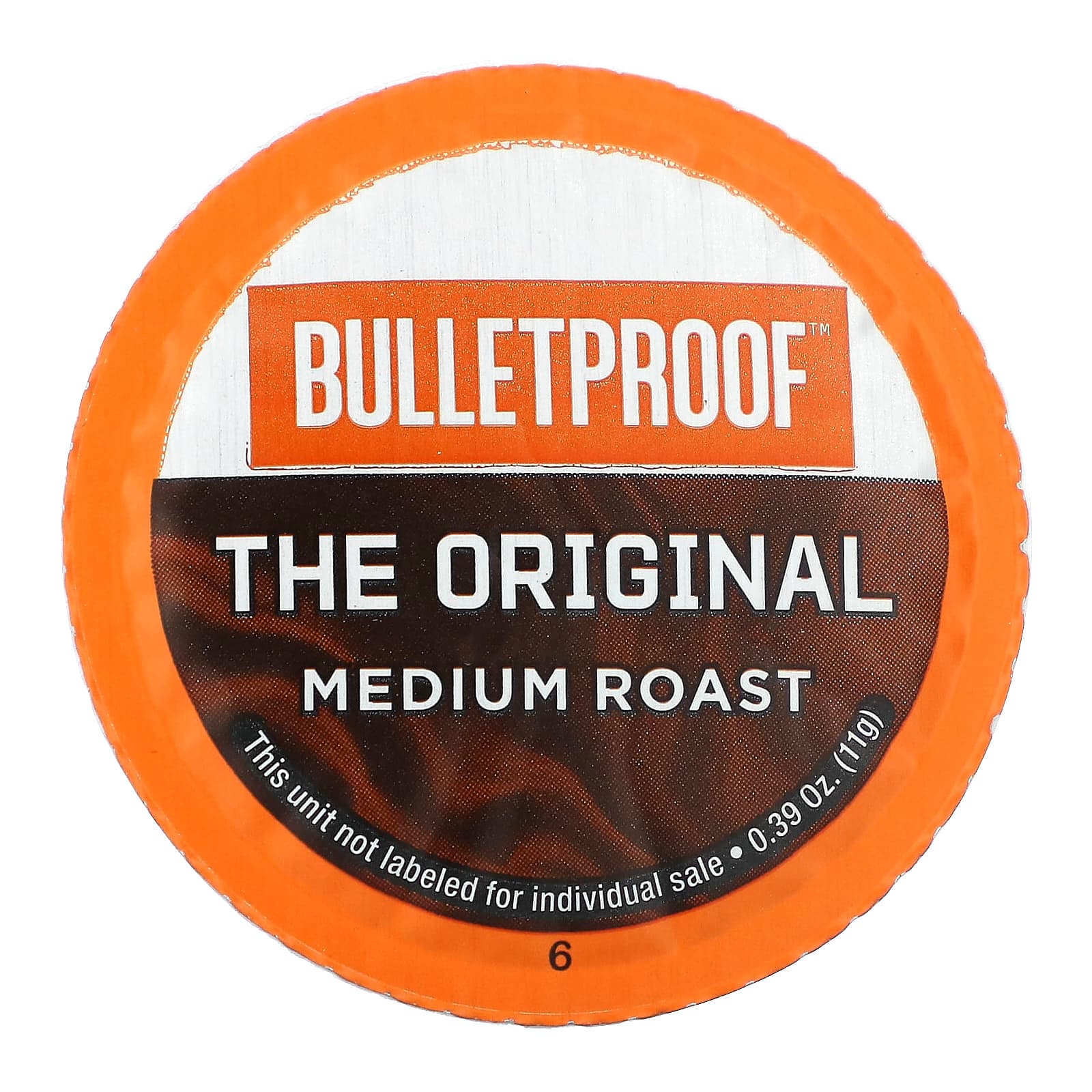 BulletProof, The Original Coffee капсулы, средняя обжарка, 10 капсул по 11 г (0,39 унции)