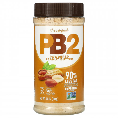 PB2 Foods, PB2, Арахисовое масло в порошке, 6,5 унций (184 г)