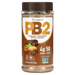 PB2 Foods, PB2, арахисовая паста с порошком с какао, 184 г (6,5 унции)