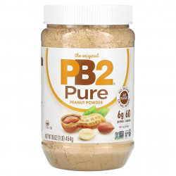 PB2 Foods, The Original арахисовый порошок, без добавок, 454 г (1 фунт)