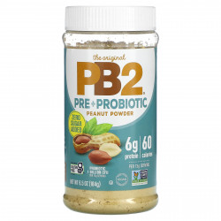 PB2 Foods, The Original PB2, арахисовый порошок с пре- и пробиотиками, 184 г (6,5 унции)