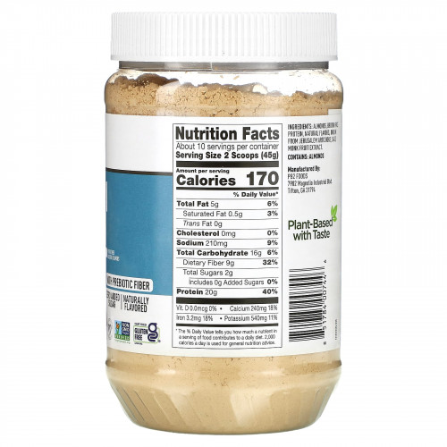 PB2 Foods, миндальный протеин с мадагаскарской ванилью, 454 г (16 унций)