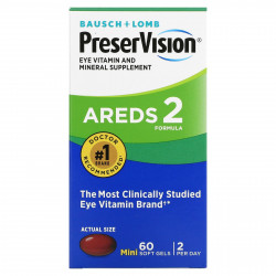 PreserVision, AREDS 2 Formula, 60 мягких таблеток