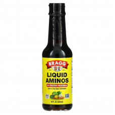Bragg, Liquid Aminos, Приправа с соевым белком, 10 жидких унций (296 мл)