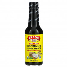 Bragg, Органические кокосовые жидкие аминокислоты, приправы без сои, 10 жидких унций (296 мл)