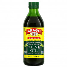 Bragg, Органическое оливковое масло холодного отжима, 473 мл (16 жидк. Унций)