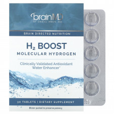 BrainMD, H2 Boost, молекулярный водород, 30 таблеток
