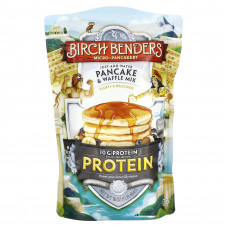 Birch Benders, смесь для приготовления блинов и вафель, протеиновая, 454 г (1 фунт)