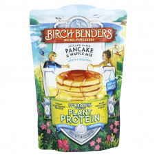 Birch Benders, Смесь для блинов и вафель, растительный белок, 397 г (14 унций)