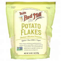 Bob's Red Mill, Картофельные хлопья, картофельное пюре быстрого приготовления, 454 г (16 унций)