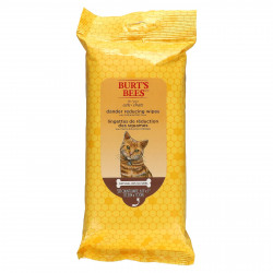 Burt's Bees, Салфетки для кошек с коллоидной овсяной мукой, уменьшающие перхоть, 50 шт.