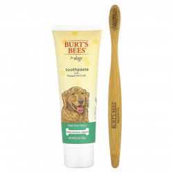 Burt's Bees, Набор для ухода за полостью рта, для собак, набор из 2 предметов