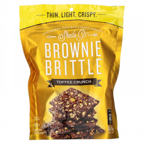 Sheila G's, Brownie Brittle, хрустящая ириска, 142 г (5 унций)