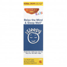 Bioray, NDF Sleepy для детей, Relax The Mind & Sleep Well (расслабление и крепкий сон), со вкусом кленового сиропа, 60 мл (2 жидкие унции)