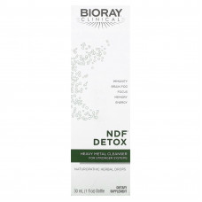 Bioray, NDF Detox, средство для очищения от тяжелых металлов для более сильных организмов, 30 мл (1 жидк. унция)