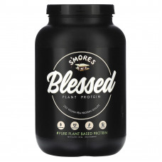 Blessed, Plant Protein, S'mores, 1,05 кг (2,31 фунта)