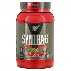 BSN, Syntha-6 Edge, протеиновая смесь для приготовления напитка, клубничный молочный коктейль, 1,06 кг (2,34 фунта)