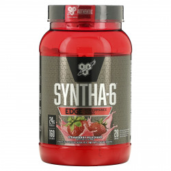BSN, Syntha-6 Edge, протеиновая смесь для приготовления напитка, клубничный молочный коктейль, 1,06 кг (2,34 фунта)