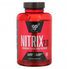 BSN, Nitrix 2.0, концентрированный прекурсор оксида азота, 180 таблеток