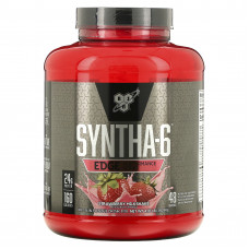 BSN, Syntha-6 Edge, смесь протеина в порошке, клубничный молочный коктейль, 1,82 кг (4,01 фунта)