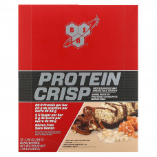 BSN, Protein Crisp, протеиновый батончик, крендельки с соленой карамелью, 12 батончиков, 57 г (2,01 унции)