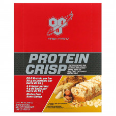 BSN, Protein Crisp, кранч с арахисовой пастой, 12 батончиков, 56 г (1,97 унции) каждый