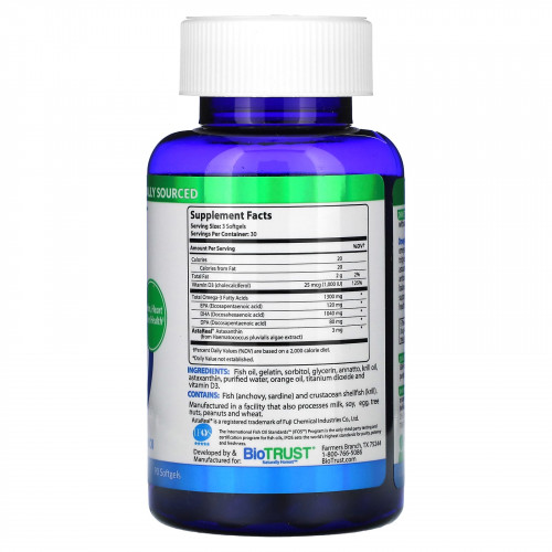 BioTRUST, OmegaKrill`` 90 мягких таблеток