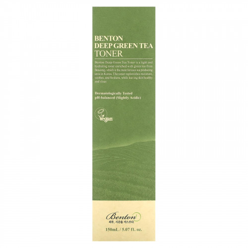 Benton, тоник с зеленым чаем, 150 мл (5,07 жидк. унции)