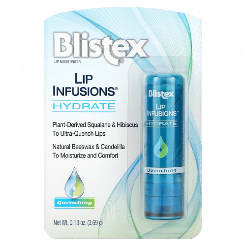 Blistex, Lip Infusions, Увлажняющее средство для губ, гидрат, 0,13 унции (3,69 г)