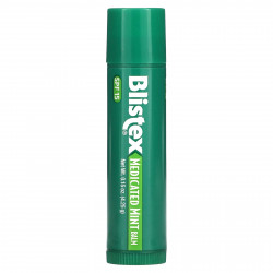 Blistex, заживляющий бальзам, защита губ с солнцезащитным фильтром, SPF 15, мята, 4,25 г (0,15 унции)