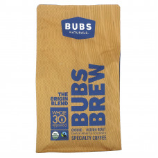 BUBS Naturals, Bubs Brew, смесь The Origin, молотая, средней обжарки, 340 г (12 унций)