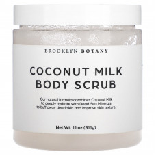 Brooklyn Botany, Скраб для тела с кокосовым молоком, 300 г (10,5 унции)