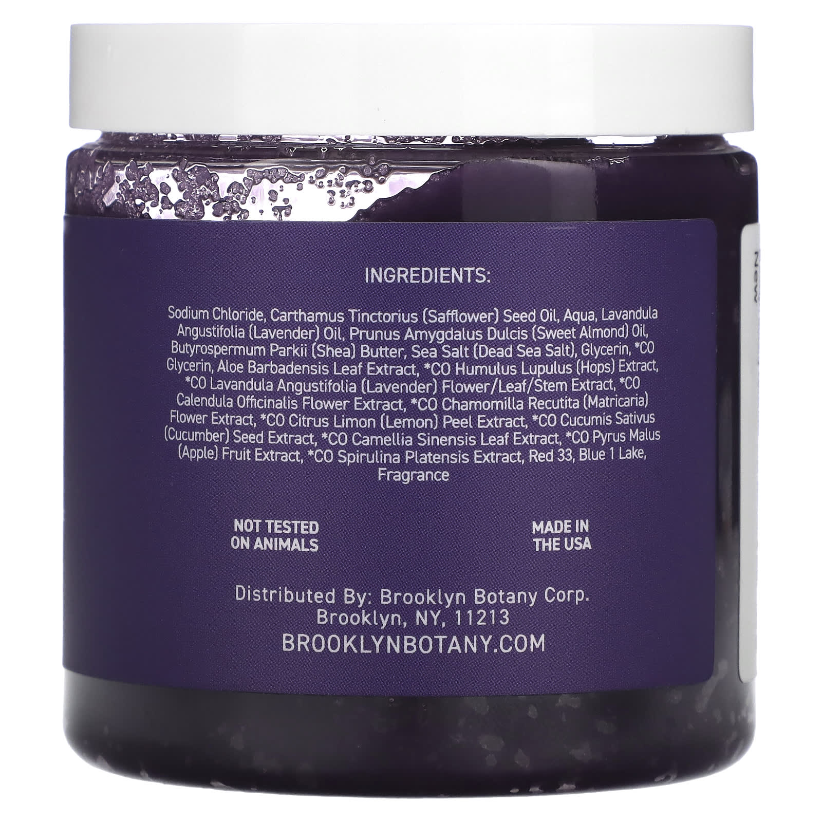 Brooklyn Botany, Body Scrub, Lavender, 10.5 oz (300 g)