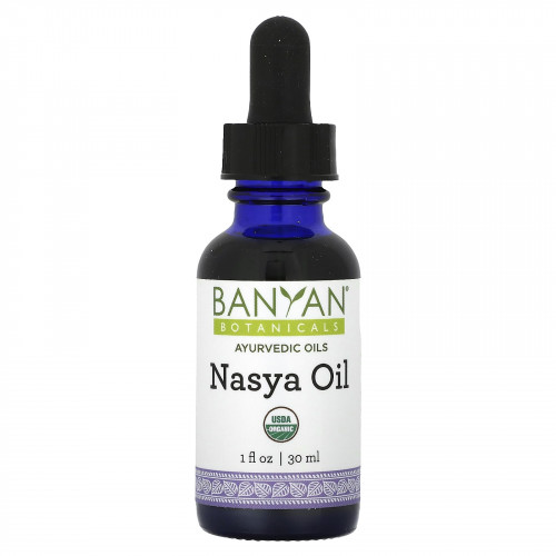 Banyan Botanicals, Ayurvedic Oils, масло наси, 30 мл (1 жидк. Унция)