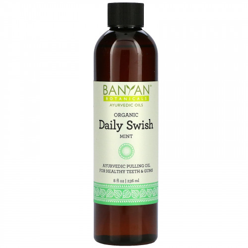 Banyan Botanicals, Organic Daily Swish, мята, 236 мл (8 жидк. Унций)