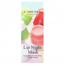 Care:Nel, Sleeping Lip Care, ночная маска для губ, ягодная, 3 шт. По 5 г (0,17 унции)
