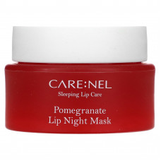 Care:Nel, Sleeping Lip Care, ночная маска для губ, гранат, 23 г (0,81 унции)