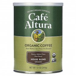 Cafe Altura, Органический кофе, домашняя смесь, молотый, темная обжарка, 340 г (12 унций)