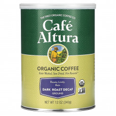 Cafe Altura, Органический кофе, темная обжарка без кофеина, молотый, 340 г (12 унций) (Товар снят с продажи) 