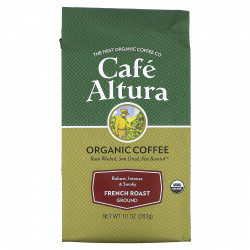 Cafe Altura, Органический кофе, французская обжарка, молотый, 283 г (10 унций)