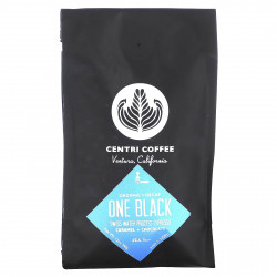 Cafe Altura, Centri Coffee, Organic One Black, карамель и шоколад, цельные зерна, без кофеина, 340 г (12 унций)