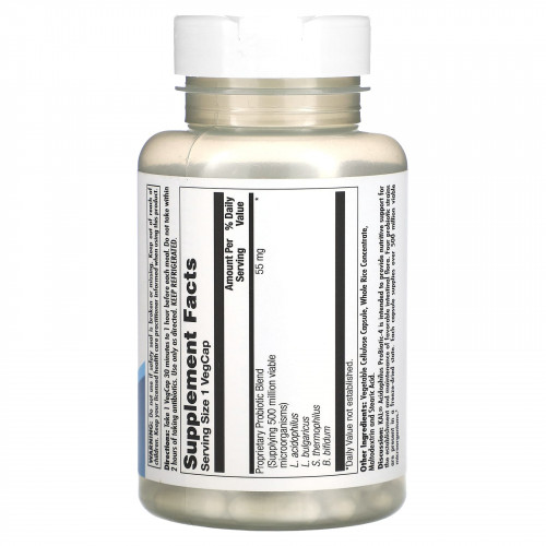 KAL, Ацидофильный пробиотик-4, 100 растительных капсул