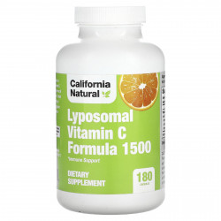 California Natural, Lyposomal Vitamin C Formula 1500, 180 капсул