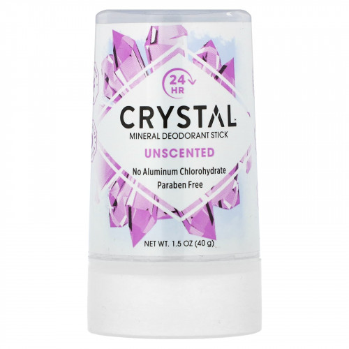 Crystal, минеральный дезодорант-карандаш, без запаха, 40 г (1,5 унции)