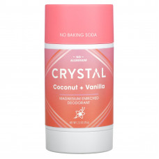Crystal, Обогащенный магнием дезодорант, кокос и ваниль, 70 г (2,5 унции)