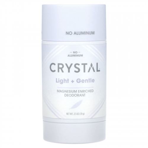 Crystal, Обогащенный магнием дезодорант, легкий и мягкий, 70 г (2,5 унции)