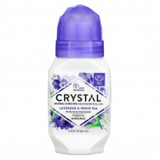 Crystal, Натуральный шариковый дезодорант с лавандой и белым чаем, 2,25 жидкой унции (66 мл)