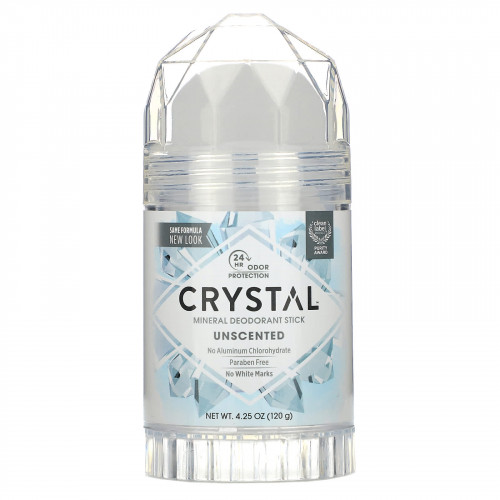 Crystal, минеральный дезодорант-карандаш, без запаха, 120 г (4,25 унции)