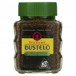 Café Bustelo, Supreme by Bustelo, растворимый кофе, сублимированный, без кофеина, 100 г (3,52 унции)