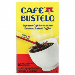 Café Bustelo, Растворимый кофе эспрессо, 6 пакетиков по 2,6 г (0,09 унции)